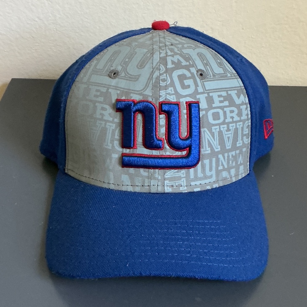 New York Giants Blue and Gray Cap with Red Accents